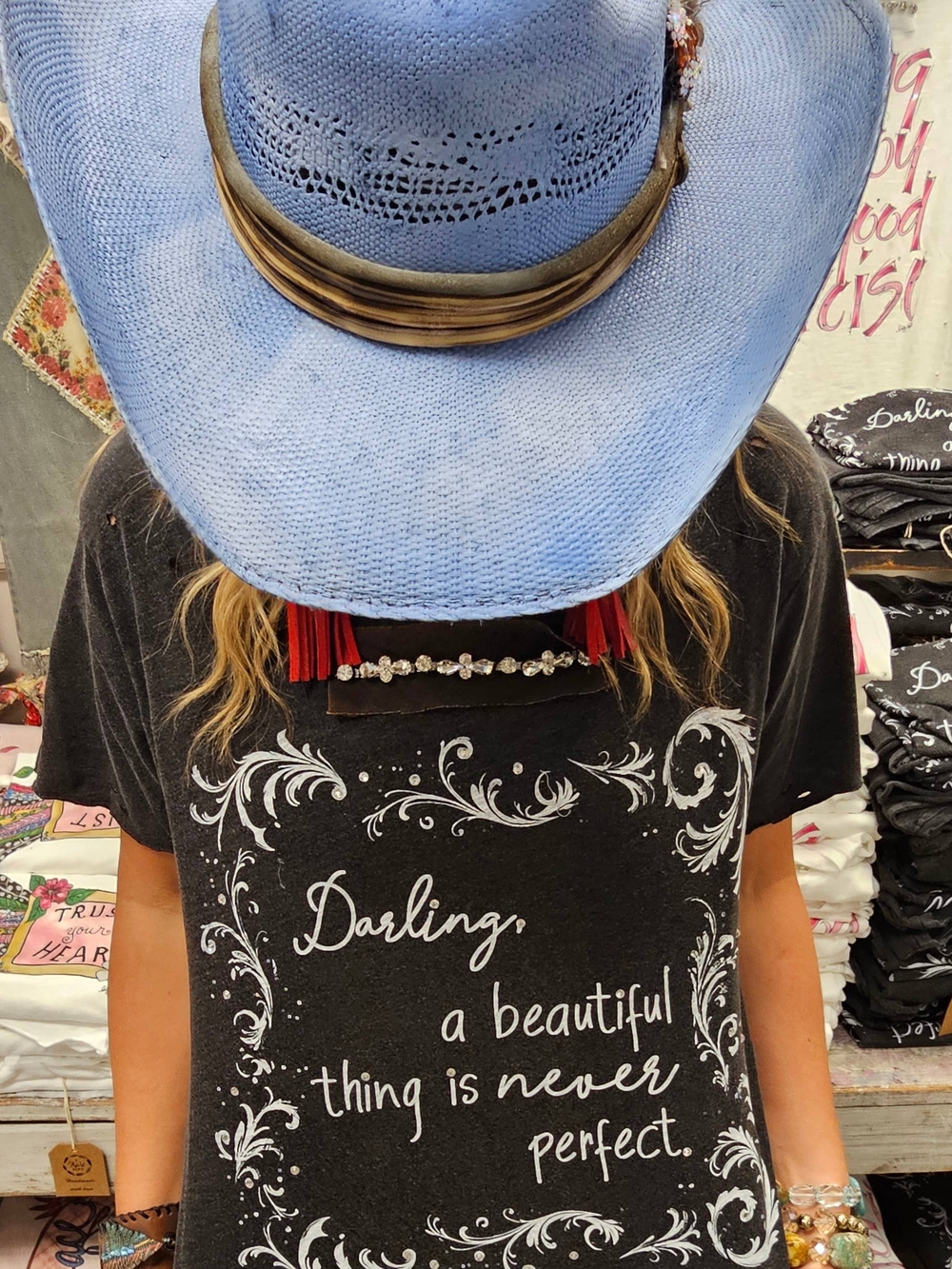 🔥 BRAND NEW Darling Distressed Shirt, A Rare Bird, New Design, Quote